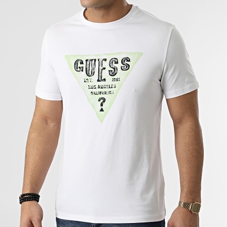Guess - Tee Shirt M2GI08-J1311 Blanc