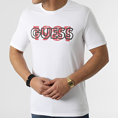 Guess - Tee Shirt M2GI09-J1311 Blanc