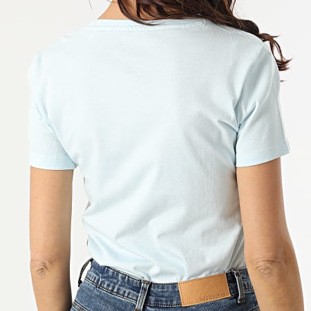 Guess - Camiseta mujer W1YI1B Azul claro
