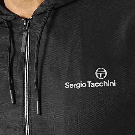 Sergio Tacchini - Carson 21 39407 Giacca con zip e cappuccio nero