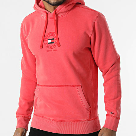 Tommy Jeans - Sweat Capuche Timeless Tommy 2943 Rouge