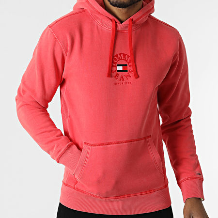 Tommy Jeans - Timeless Tommy 2943 Sudadera con capucha Rojo