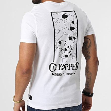 Capslab - Camiseta Chopper blanca