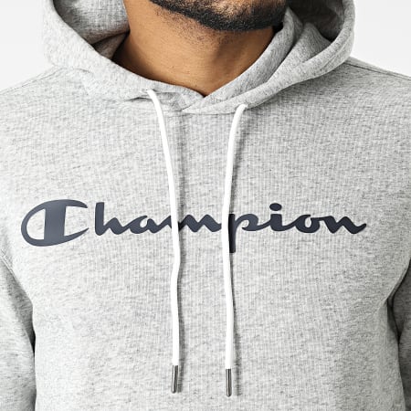 Champion - Sweat Capuche 217142 Gris Chiné