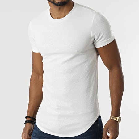 Frilivin - Tee Shirt Oversize U5812 Blanc