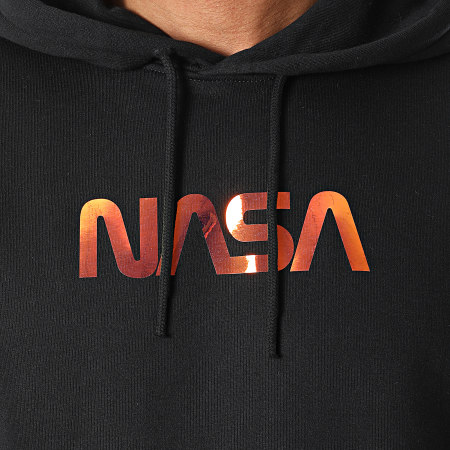 NASA - Skid Holo Laser Hoody Nero Iridescente