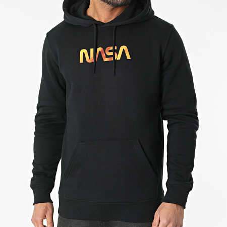NASA - Skid Holo Laser Hoody Negro Iridiscente