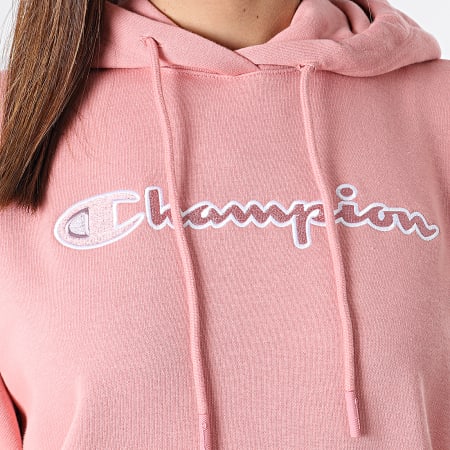 Champion - Sudadera con capucha para mujer 114919 Salmón