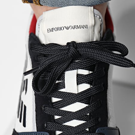 Emporio Armani - Sneakers X4X537 Navy Off White Red
