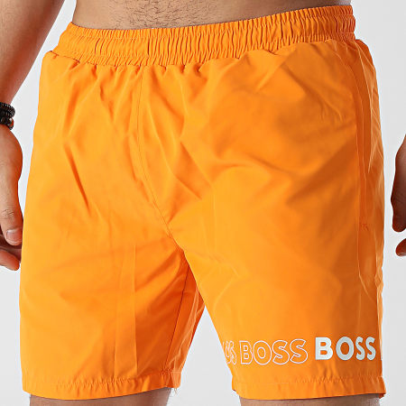 BOSS - Shorts de baño Dolphin 50469300 Naranja