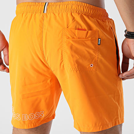 BOSS - Shorts de baño Dolphin 50469300 Naranja
