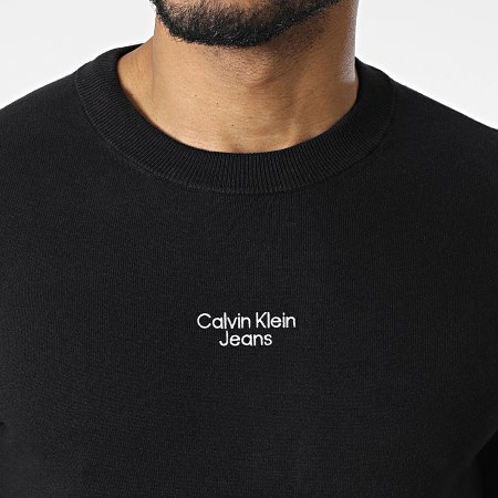 Calvin Klein - Felpa girocollo 0618 nero