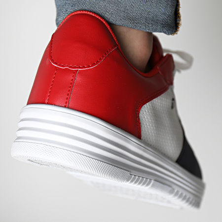 Classic Series - CMS37 Sneakers bianche, rosse e blu