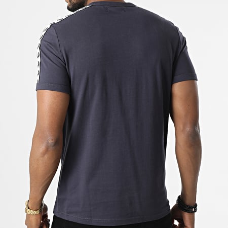 Fred Perry - Camiseta A Bandes Taped Ringer M6347 Azul Marino