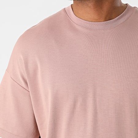 Ikao - LL607 Conjunto de camiseta y pantalón corto rosa