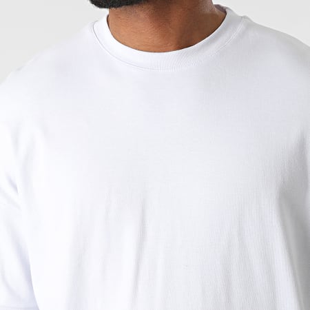Ikao - LL607 Conjunto de camiseta blanca y pantalón corto de jogging