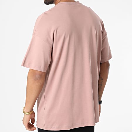 Ikao - Camiseta oversize LL638 Rosa Oscuro