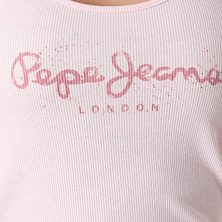 Pepe Jeans - Camiseta de tirantes de mujer Dunia PL505064 Rosa