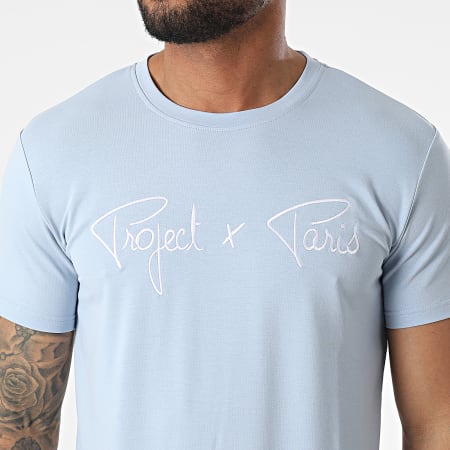Project X Paris - Tee Shirt 1910076 Bleu Clair