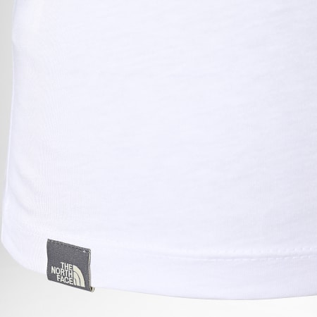 The North Face - Tee Shirt Manches Longues Enfant Simple Dome Blanc