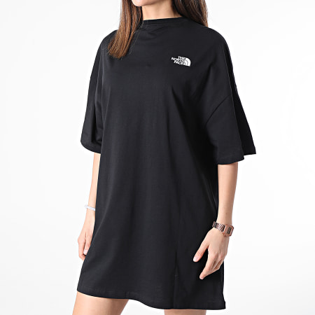 The North Face - Robe Tee Shirt Oversize Femme A55AP Noir