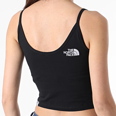The North Face - Camiseta de tirantes para mujer Crop A55AQ Negro