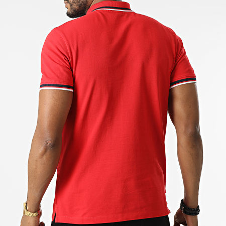Timberland - Polo A Manches Courtes Millers River A26MS Rouge