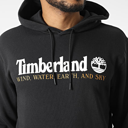 Timberland - Felpa con cappuccio Wind Water Earth And Sky A27HN Nero