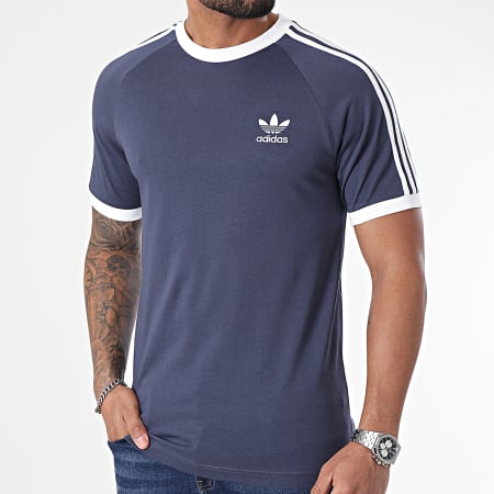 Adidas Originals - Tee Shirt 3 Stripes HE9545 Bleu Marine