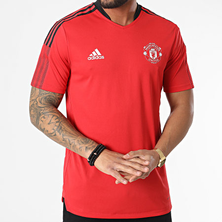 Adidas Sportswear - Tee Shirt A Bandes Manchester United FC H63962 Rouge
