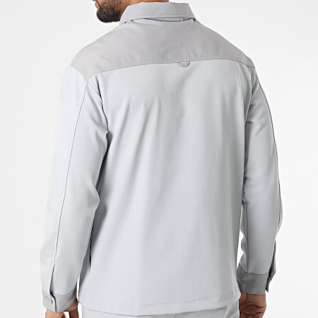 Classic Series - KL-2031 Conjunto de chaqueta de jogging gris claro
