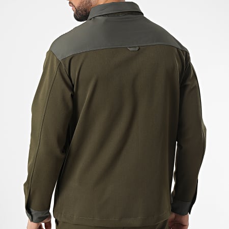 Classic Series - KL-2031 Conjunto de chaqueta de jogging verde caqui