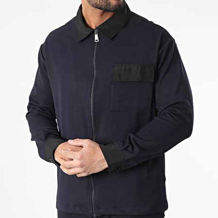 Classic Series - KL-2031 Conjunto de chaqueta de jogging Azul marino