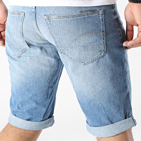 G-Star - Pantalones cortos vaqueros D07432-8973 Denim azul