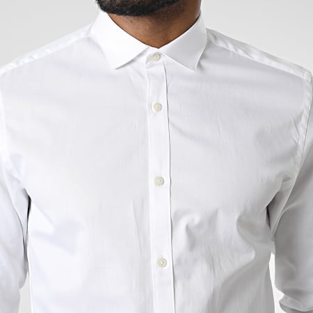 Jack And Jones - Chemise A Manches Longues Blacardiff Blanc