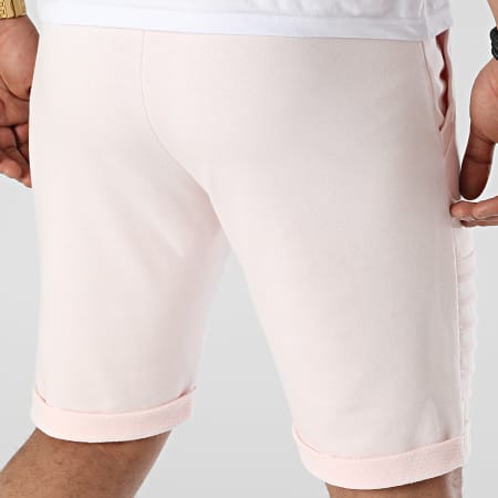 LBO - Pantaloncini da jogging con decorazioni 2275 Rosa pallido