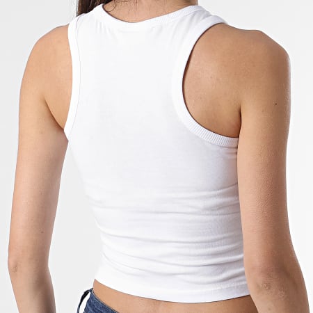 Noisy May - Camiseta de tirantes Mella para mujer Blanco