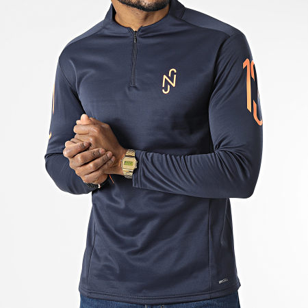 Puma - Neymar Jr Camiseta con cremallera y cuello 605609 Azul Marino