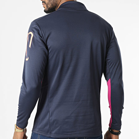 Puma - Neymar Jr Camiseta con cremallera y cuello 605609 Azul Marino