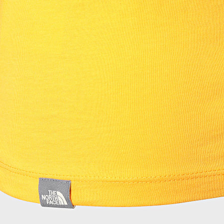 The North Face - Tee Shirt Enfant Simple Dome Jaune