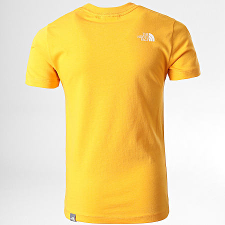 The North Face - Tee Shirt Enfant Simple Dome Jaune