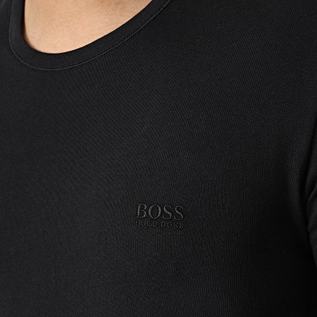 BOSS - Lot De 3 Tee Shirts 50325388 Noir Gris Chiné Bleu Marine