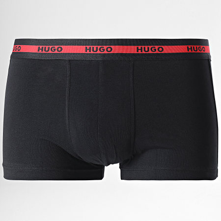 HUGO - Set di 2 boxer 50469775 nero rosso