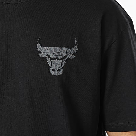 New Era - Infill Chicago Bulls Camiseta Oversize 12893095 Negro