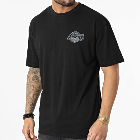 New Era - Camiseta oversize Infill Los Angeles Lakers 12893094 Negro