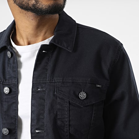 Only And Sons - Veste Jean Coin Colour Bleu Marine