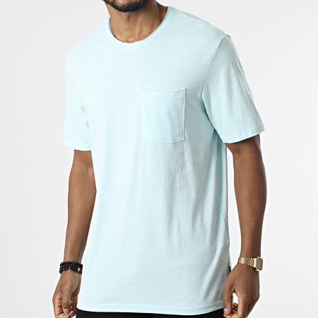 Only And Sons - Tee Shirt Poche Roy Bleu Clair