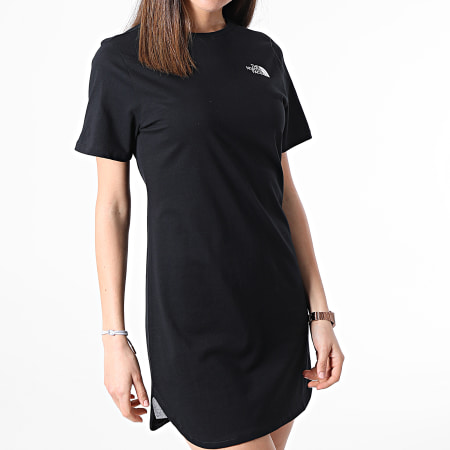 The North Face - Cúpula Simple Vestido Camiseta Mujer Negro