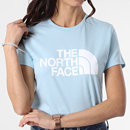 The North Face - Camiseta de mujer Easy Sky Blue
