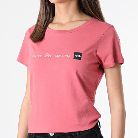 The North Face - Camiseta de mujer Never Stop Exploring Rosa